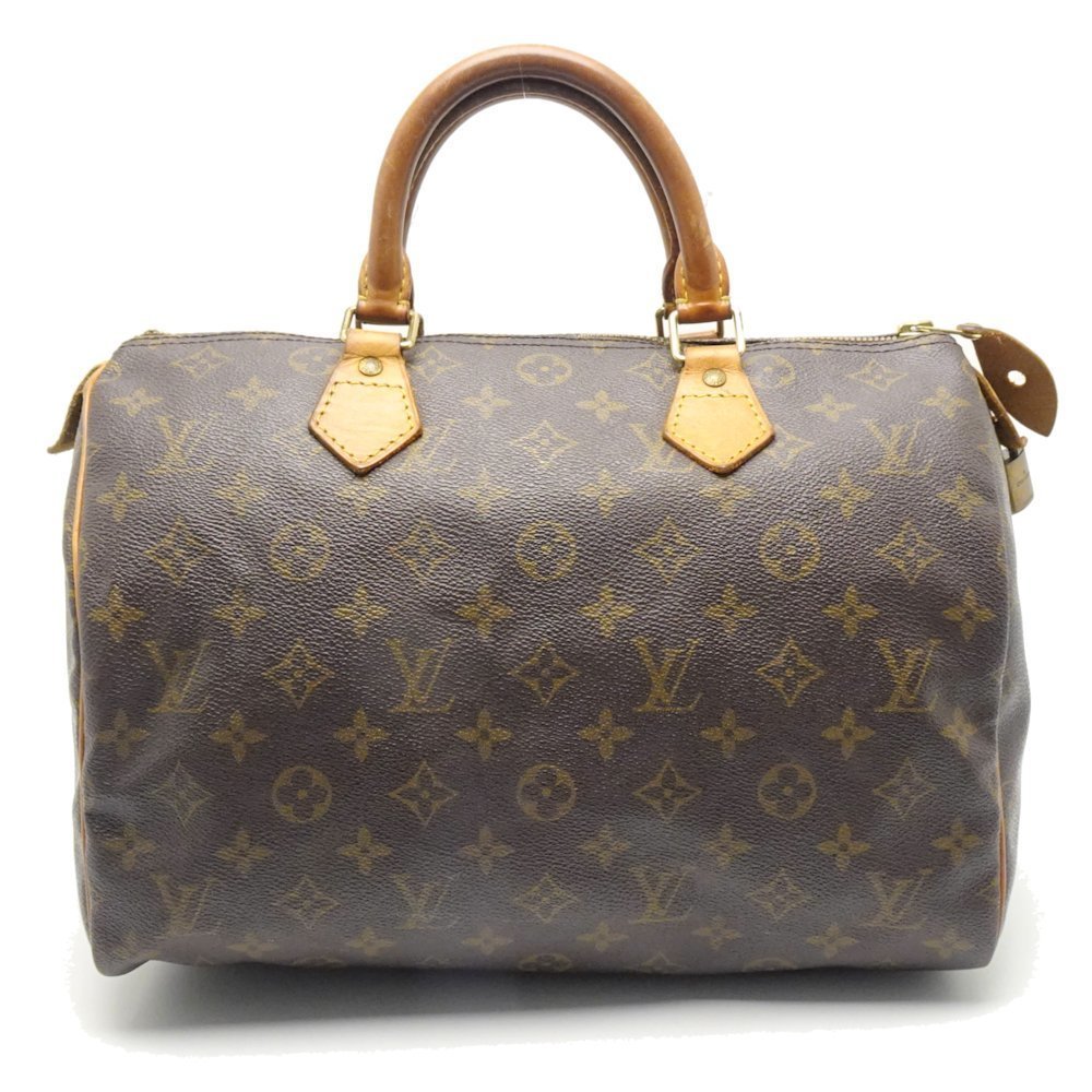 Louis Vuitton Monogram Speedy 30 Brown Shoulder Bag